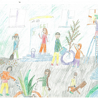 Мутычко Наташа, 9 лет, Первомайский ДДТ, г. Мурманск